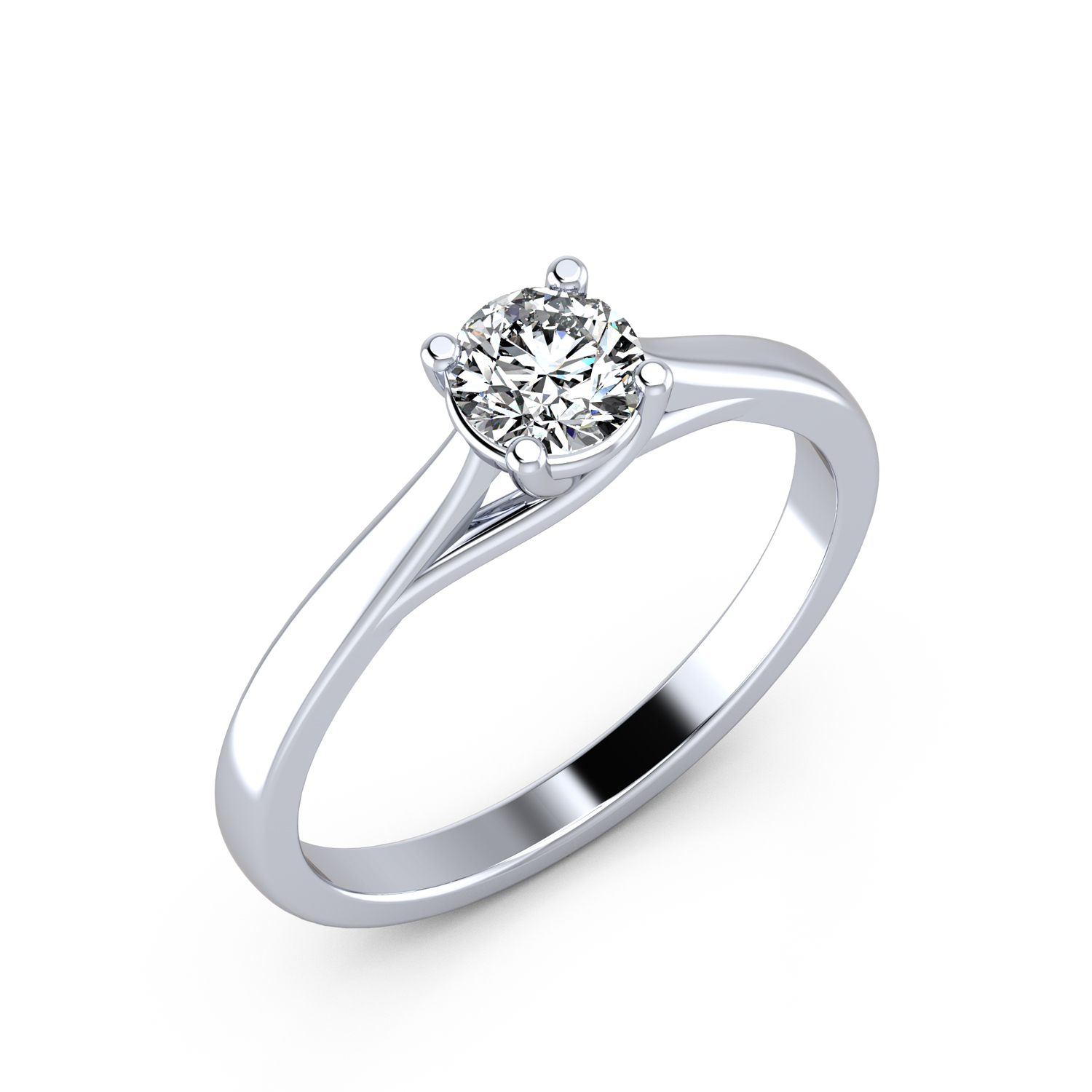 VR014 950er Platin 1x0.50ct. - 45488