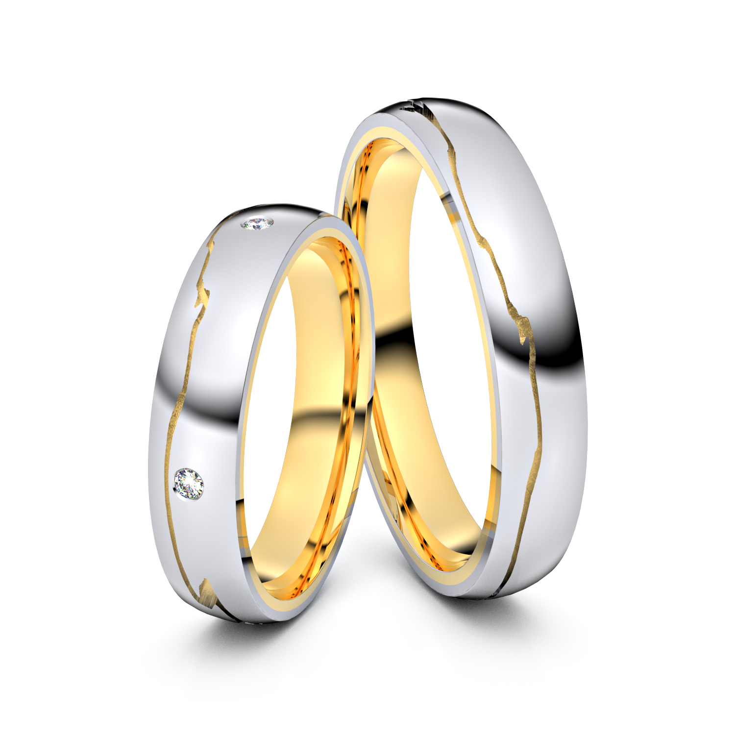 Modell TR263 Nil 333er Weißgold-Gelbgold - 34204