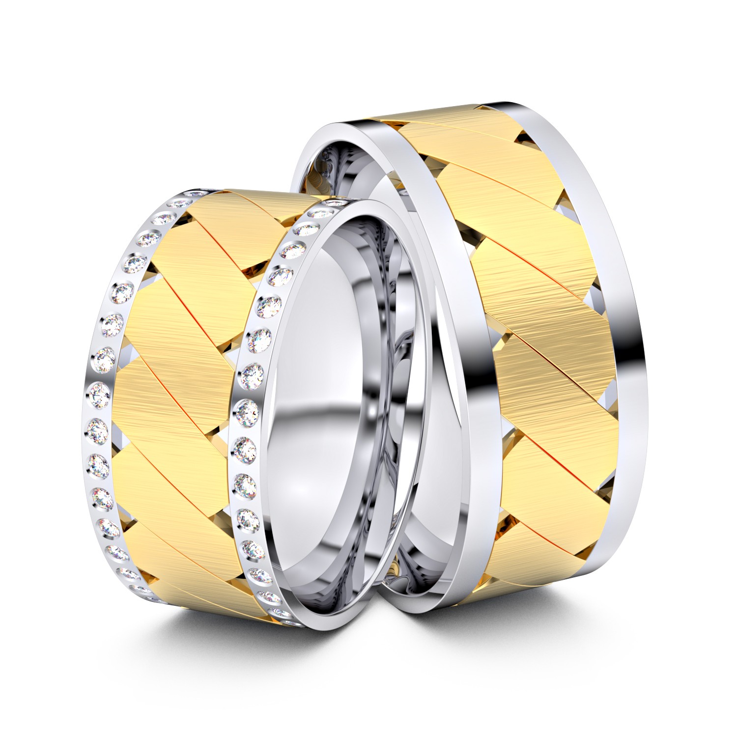 Modell TR274 333er Weißgold-Gelbgold - 34606