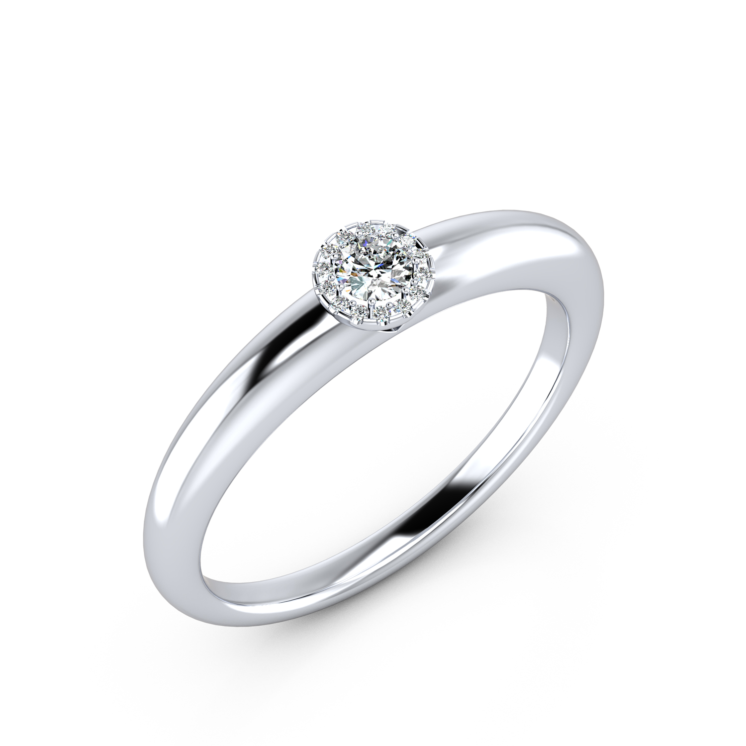 VR015 925er Silber 1x0.10|14x0.01ct. - 45546