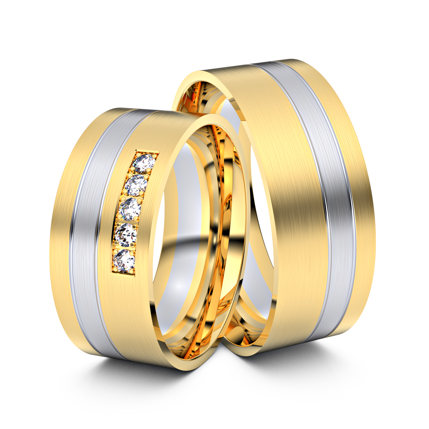 Modell TR041 750er Gelbgold-Weißgold - 25188