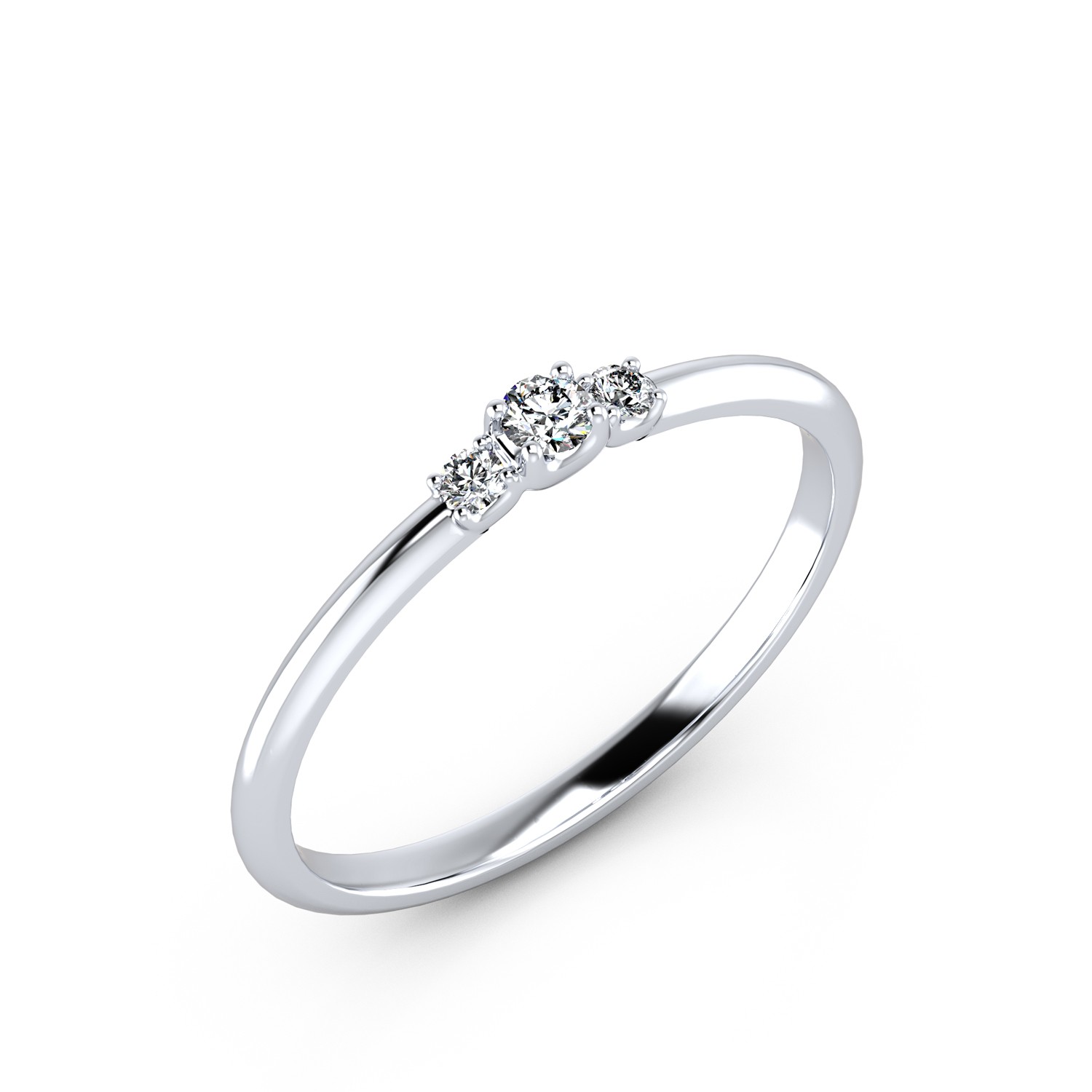 VR013 925er Silber 1x0.06|2x0.02ct. - 45320