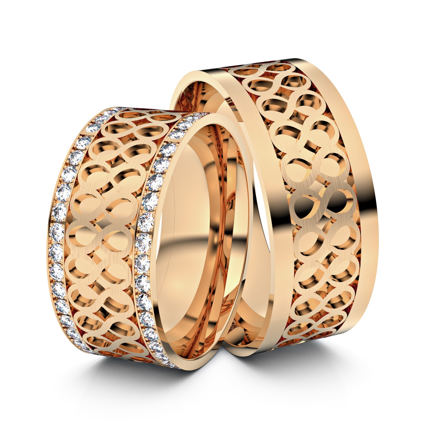 Modell TR077 Unendlichkeit 585er Roségold - 26646