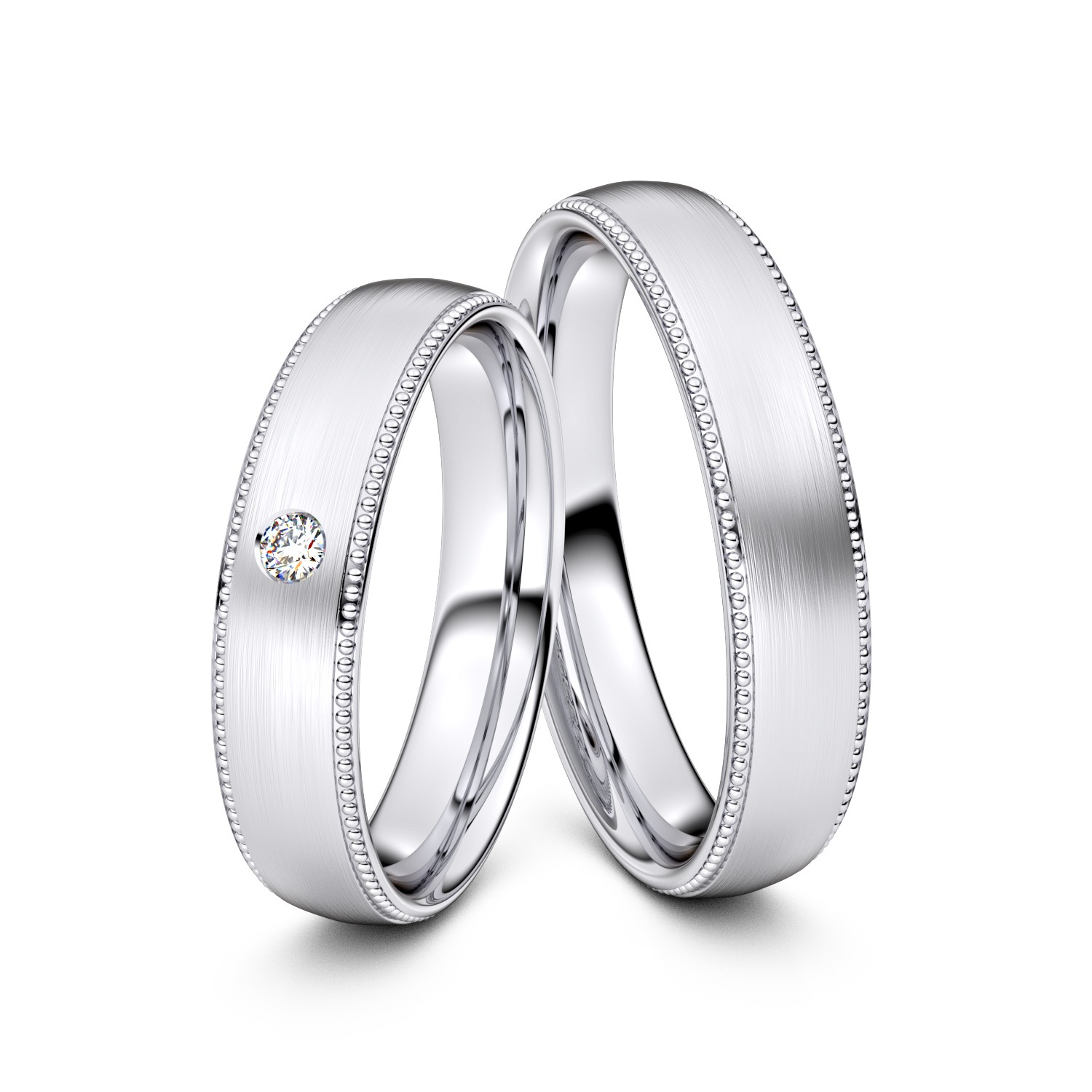 Modell TR114 Double Pearl 750er Weißgold - 28252