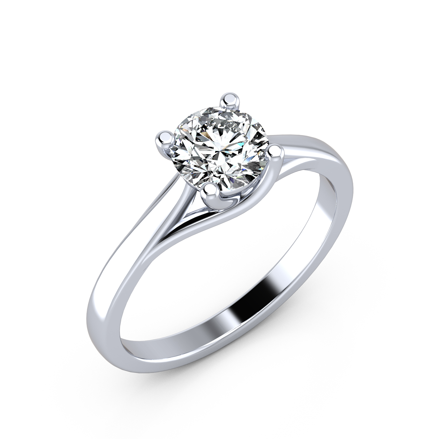 VR014 950er Platin 1x1.00ct. - 45518