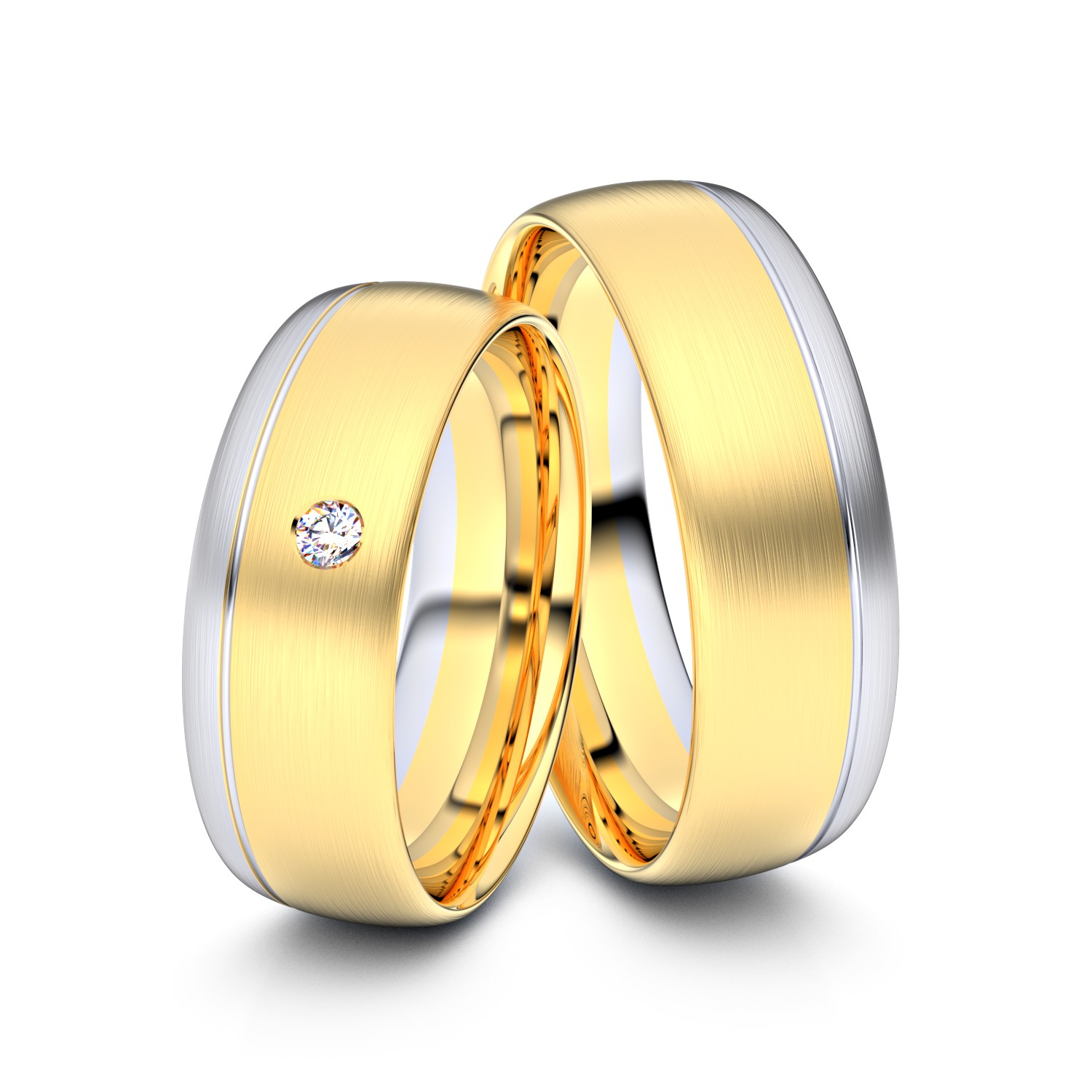 Modell TR228 333er Gelbgold-Weißgold - 32704