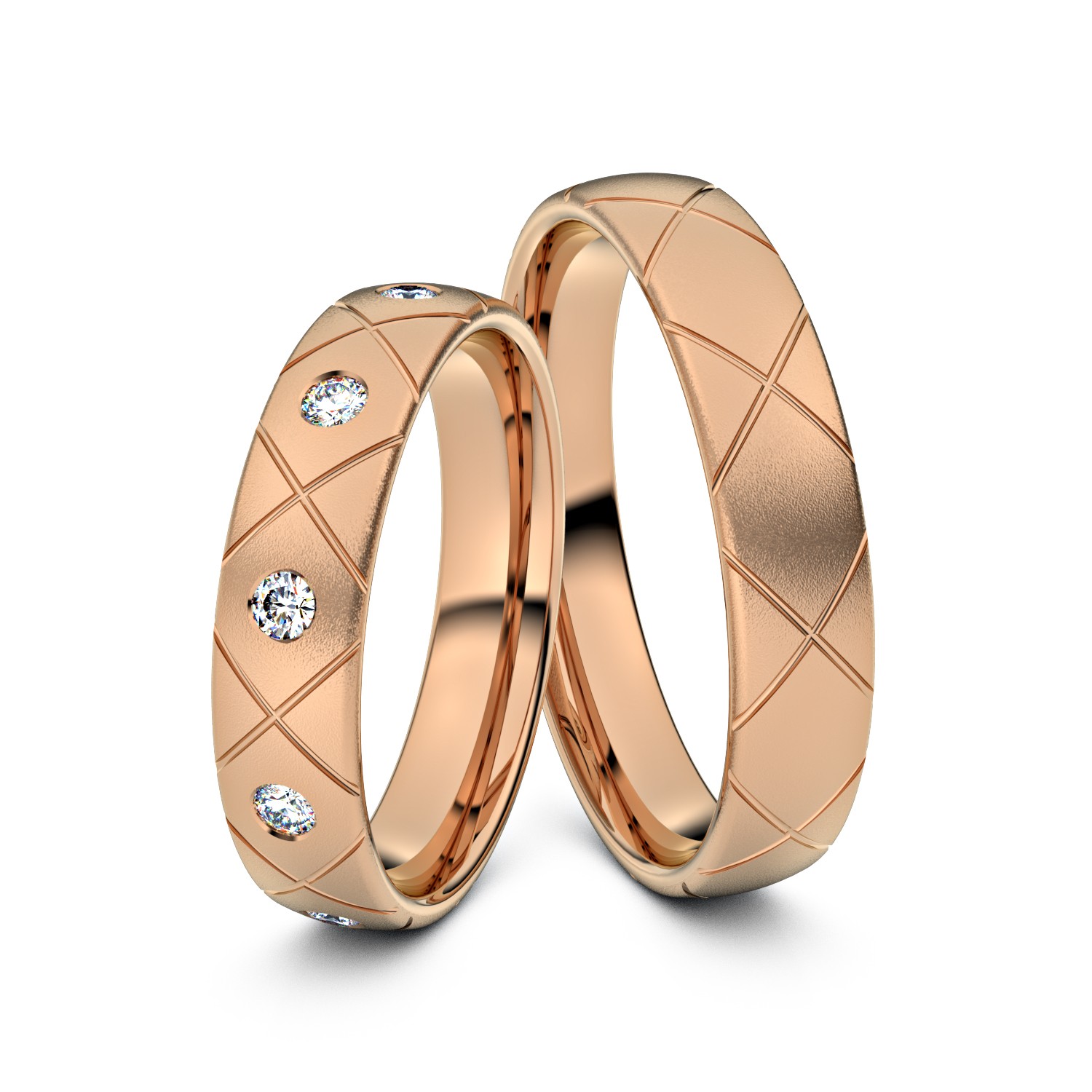 Modell TR409 Criss-Cross 585er Rotgold - 85380