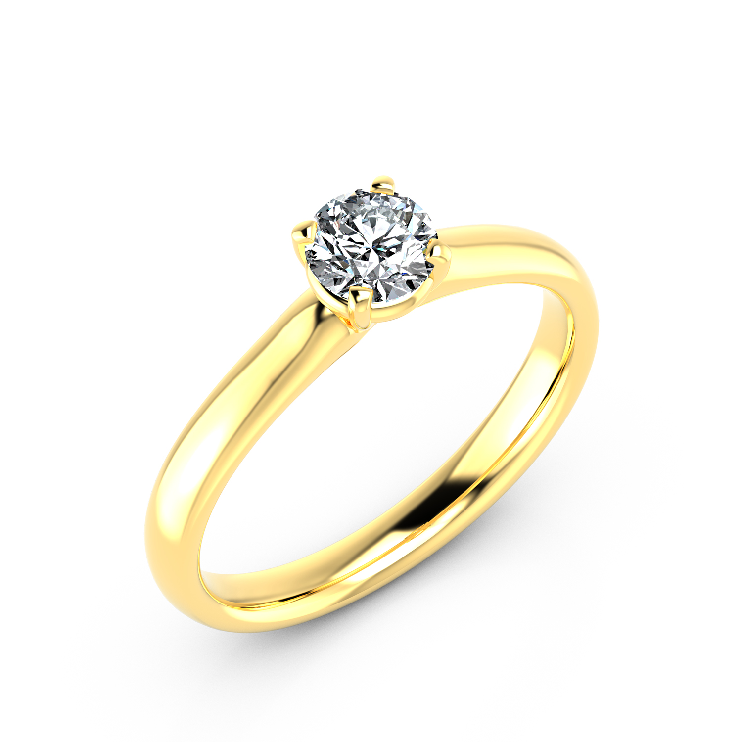 VR040 585er Gelbgold 1x0.50ct. - 48436