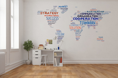 Wandtattoo mit Rechnungskauf