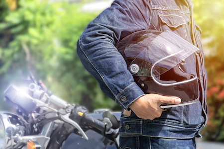 Motorradhelm Rechnungskauf